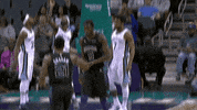 high five lets go GIF by NBA
