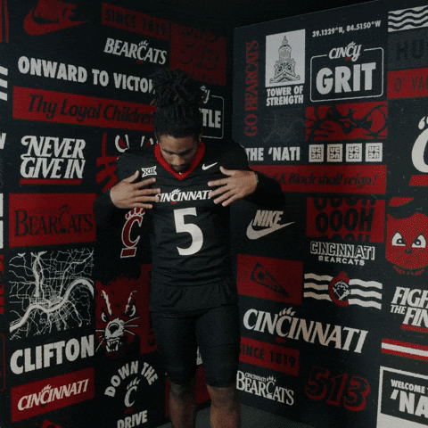 Cincinnati Football Jones GIF by Cincinnati Bearcats