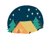 Travel Camping Sticker by SlugBugg