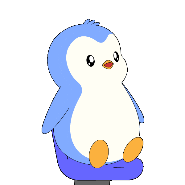 Confused Penguin Sticker by Pudgy Penguins