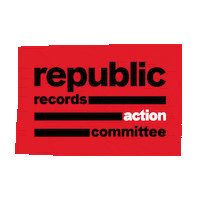 Action Committee Sticker by Republic Records