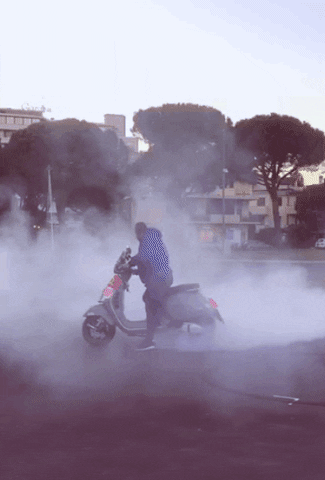 Drift Scooter GIF by Vespa Club Verona
