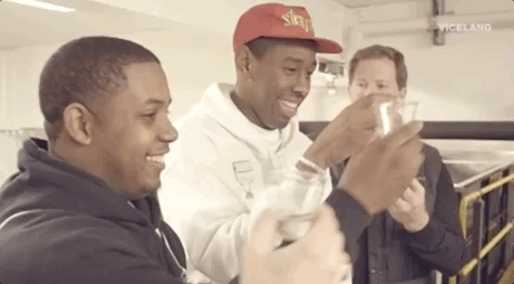 nutsandbolts giphyupload drink cheers viceland GIF