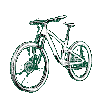 Bike Gruene Sticker
