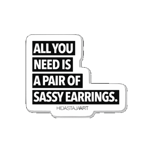 Earrings Sticker