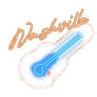Nashville Sticker by Mendid