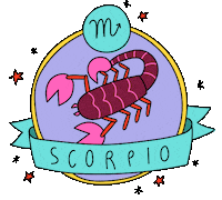 zodiac sign stars Sticker by Marcela Illustrates
