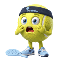 padeldoor sport omg surprised mascot Sticker