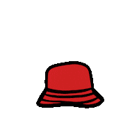 Beach Hat Sticker by Vita Cola