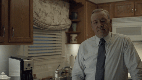 Kevin Spacey Drinking GIF by House of Cards