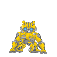 on my way bee right there Sticker by Bumblebee