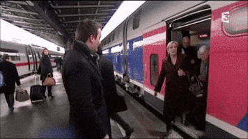 marine le pen bonjour GIF by franceinfo