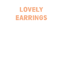 Pennypairs mood lovely earrings penny pairs Sticker
