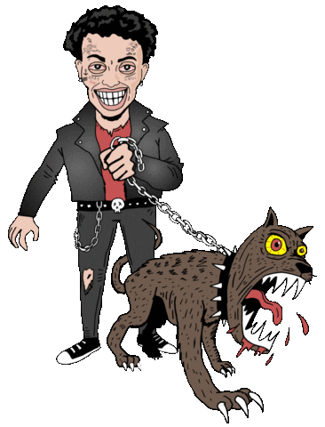 Bark Dog Barking Sticker by Lil Skies