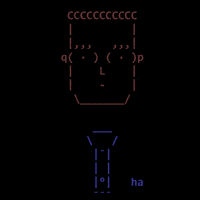 Face Ascii GIF by Harmonie Aupetit
