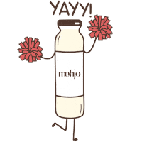 Happy Milk Sticker by findyourmohjo