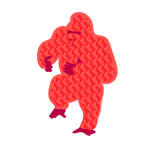 Gorilla Sticker by Warner Music France