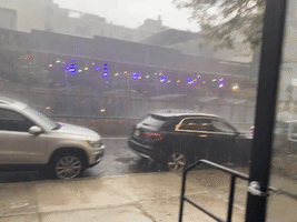 Severe Storms Bring Hail and Strong Winds to Brooklyn