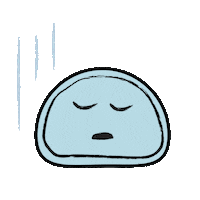 Tired Food Sticker