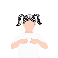 Sign Language Zebra Sticker by talkinghands