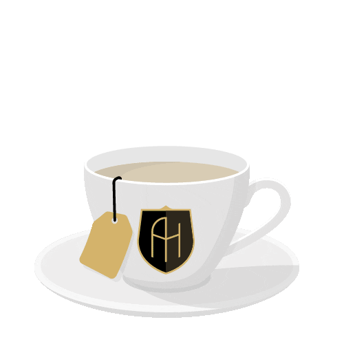 redeandradehoteis tea cup cha andrade Sticker