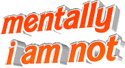 Orange Sticker by AnimatedText