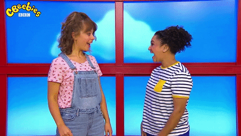 Excited Best Friends GIF by CBeebies HQ