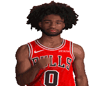 Point Up Coby White Sticker by Chicago Bulls
