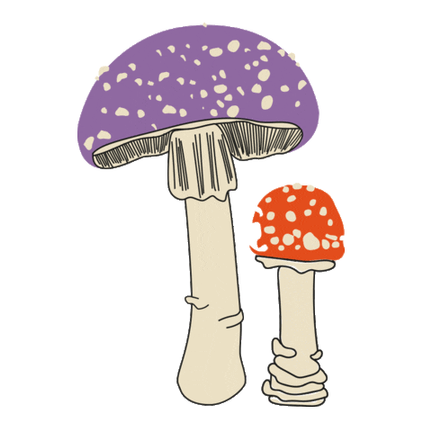 Mushrooms Sticker by Popsockets Colombia