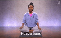 Yoga Hello GIF by Peloton