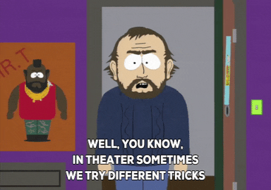mr. t theater GIF by South Park 