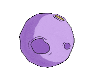 2cm_humans purple universe planet humans Sticker
