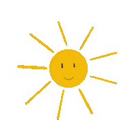 Happy Sun Sticker