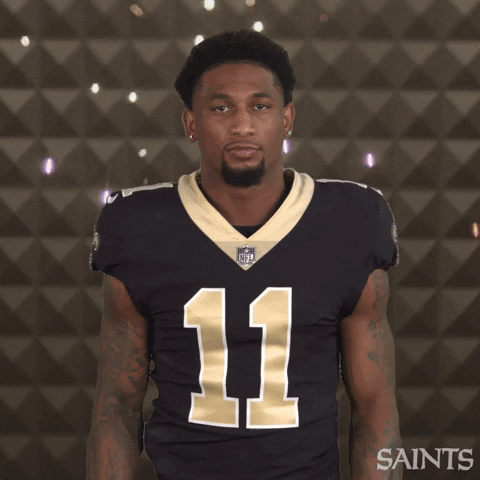 Nfl Go Saints GIF by New Orleans Saints