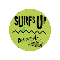 BorsukCamps skate surf surfing camp Sticker