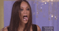 Licking Tyra Banks GIF