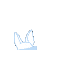 PawsForWalks dog light blue dog walker pet sitter Sticker