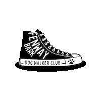 FenwayBark dogs sneaker dog daycare fenwaybark Sticker