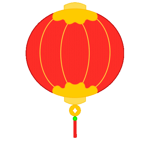 Lunar New Year Lantern Sticker