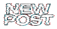 Glitch New Post Sticker
