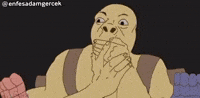 Scared Main Character GIF