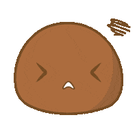 mochimii fun cute food friends Sticker