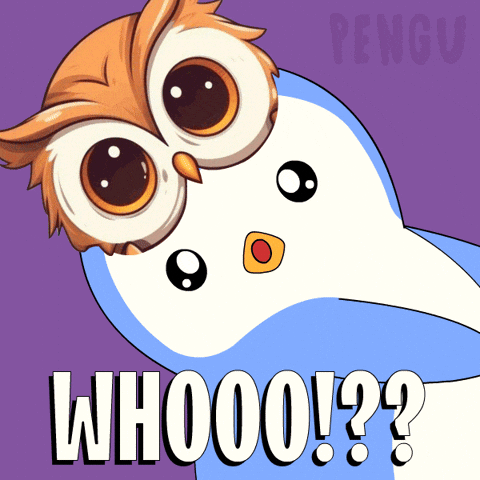 Confused Who Is It GIF by Pudgy Penguins