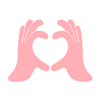 Hands Love Sticker by Kamino vzw