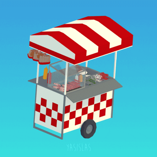 hot dogs animation GIF by Yasislas