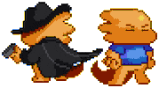 John Wick Pixel Sticker