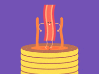 Pancake Day Loop GIF by James Curran