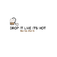 simiawokoya tea dropitlikeitshot coachsimi Sticker