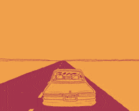 laurenthrybyk car driving roadtrip highway GIF