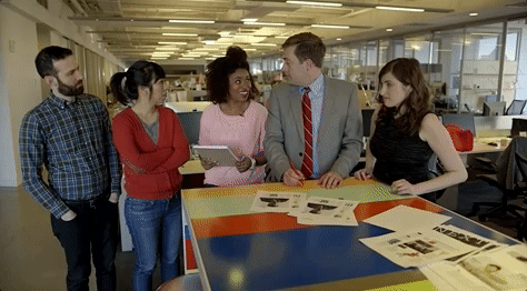 meeting coworkers GIF by Fast Company